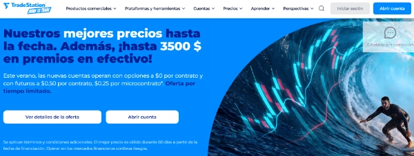 TradeStation reseña: plataforma para trading activo con integración TradingView y EasyLanguage