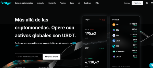 Bitget reseña: exchange de criptomonedas con copy trading y trading de futuros