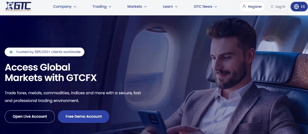 GTCFX reseña: análisis del broker internacional especializado en Forex y CFDs con MetaTrader y copy trading